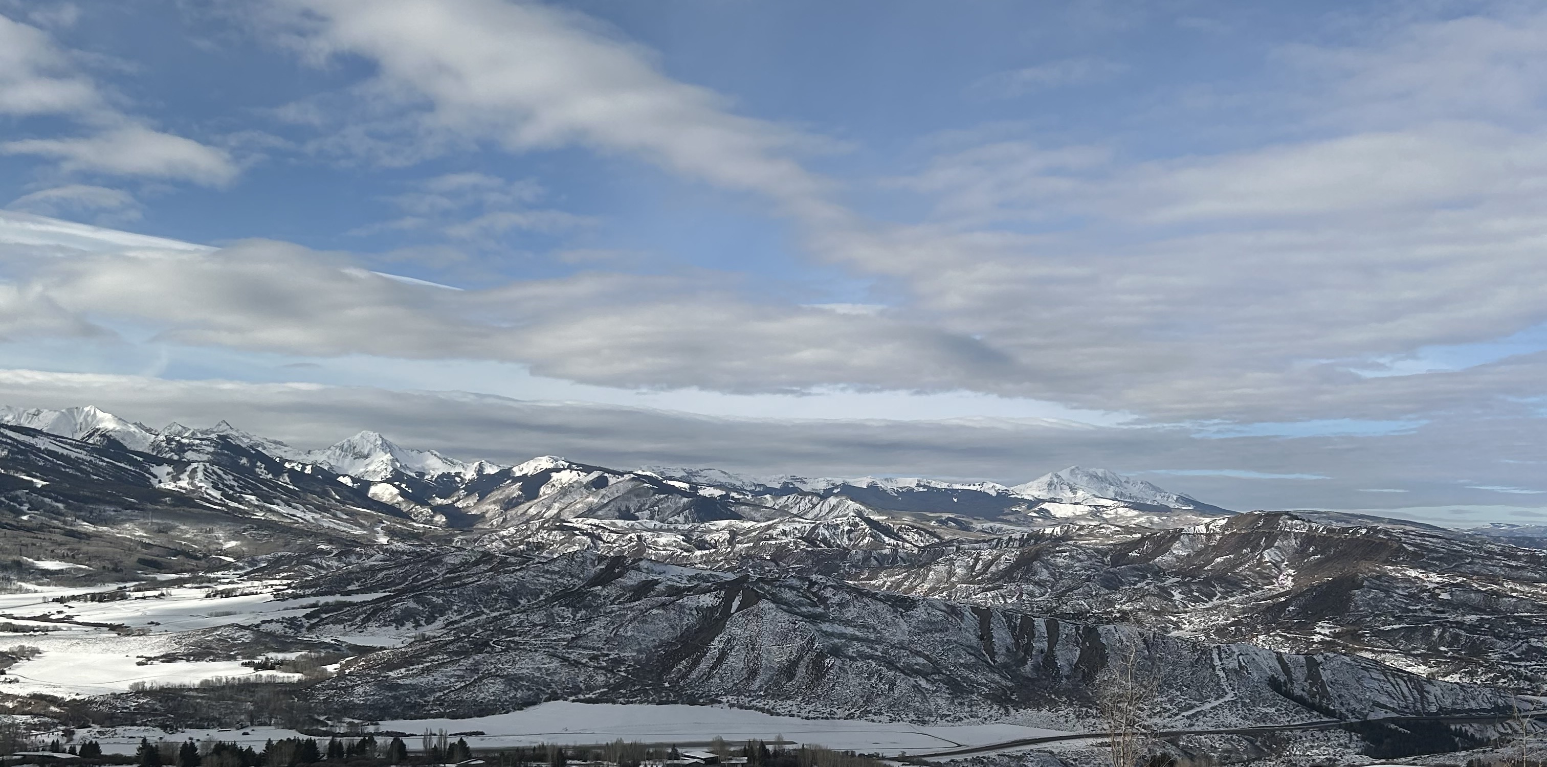 Aspen. The view from Starwood.