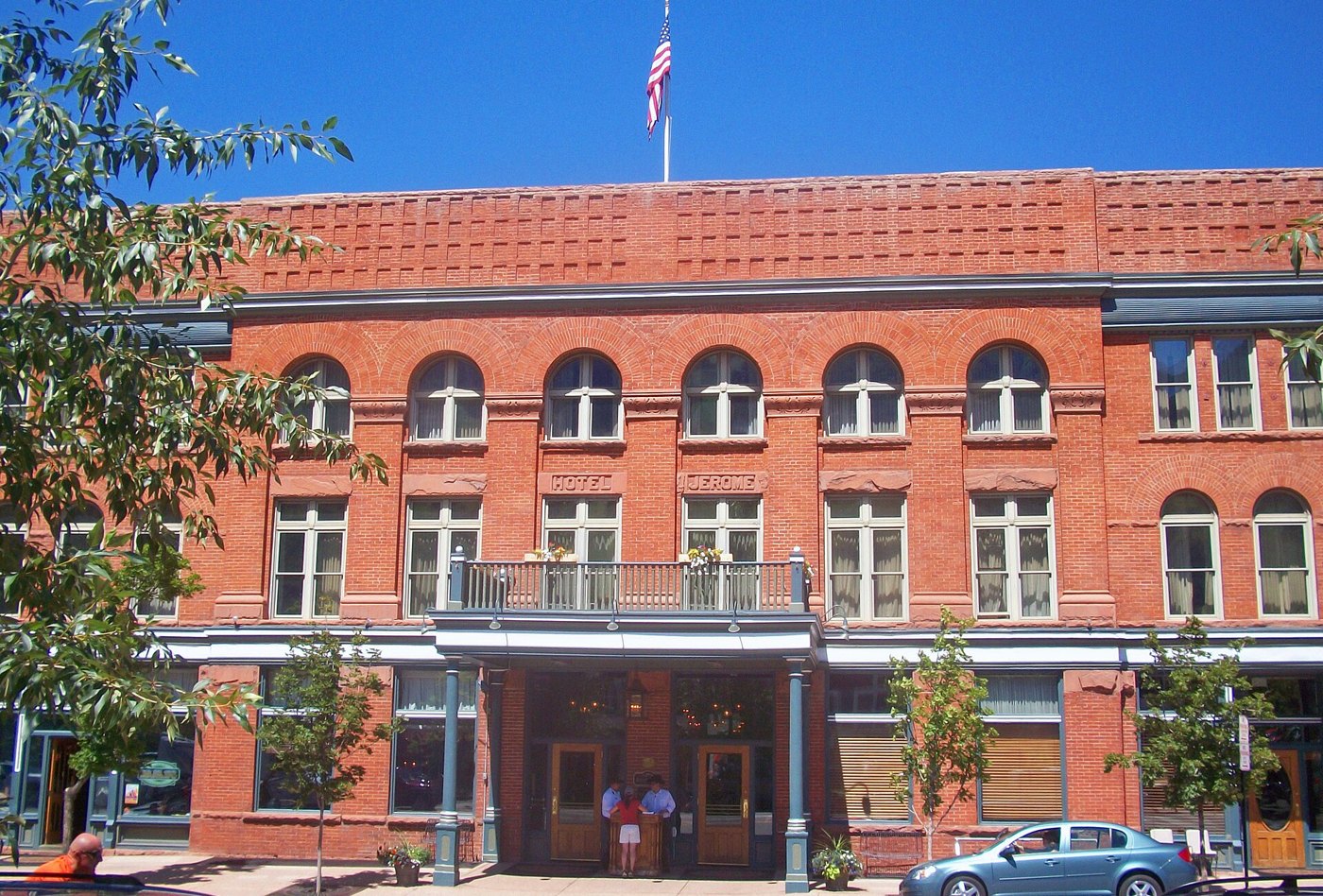 Today. Jerome B. Wheeler built it in 1889. Bryan told the 1896 convention, "Burn down your cities and leave our farms, and your cities will spring up again as if by magic." Aspen went the other way. Most of the mines closed, the building stayed, and it is still on Main Street. Photo: Daniel Case, CC BY-SA 3.0.
