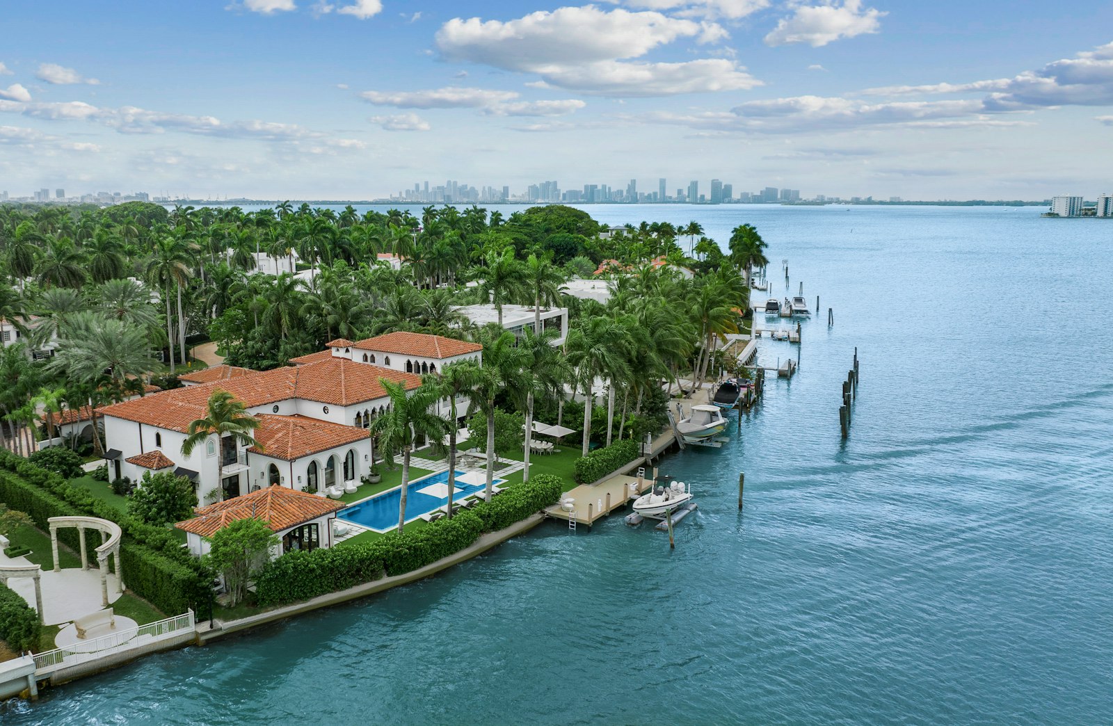 64 La Gorce Circle. Spanish-contemporary. Cher owned it 1993 to 1996.